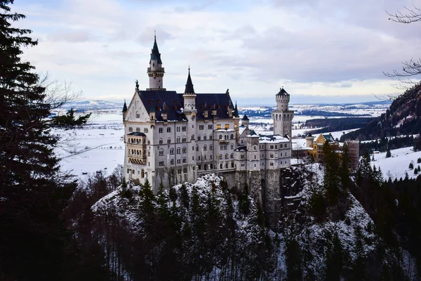 Μόναχο Άλπεις Και Neuschwanstein — Φωτογραφία Αρχείου