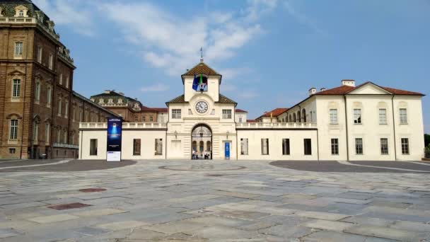 Torino Piemonte Giugno 2018 Veduta Della Venaria Reale Patrimonio Dell — Video Stock