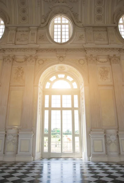Turin Piedmont Italy June 2018 Suggestive Interior Venaria Reale Unesco — стоковое фото