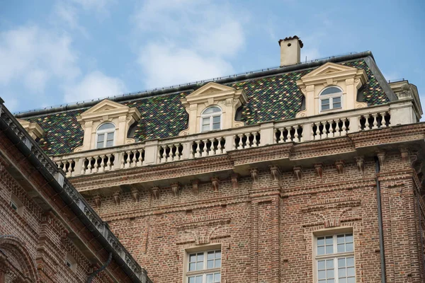 Turin Piemonte Italien Juni 2018 Suggestiva Detalj Exteriör Venaria Reale — Stockfoto