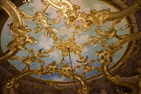 Turin Piedmont Italy June 2018 Suggestive Detail Interior Venaria Reale — стоковое фото