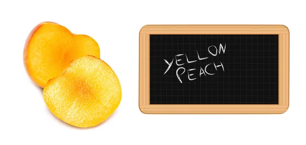 Yellow Peach Crisp Very Sweet Also Called Percoca — Stock Photo, Image