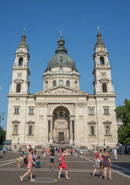 Βουδαπέστη Ουγγαρία Αυγούστου 2018 Εξωτερικό Βασιλική Στεφάνου — Φωτογραφία Αρχείου