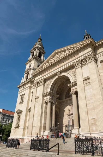 Budapeste Hungria Agosto 2018 Exterior Basílica Stephen — Fotografia de Stock