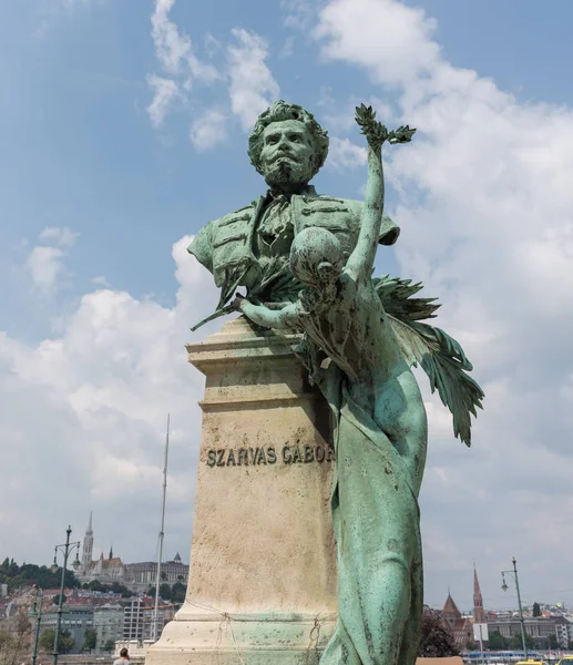 Будапешт Венгрия Августа 2018 Года Будапештский Парламент Дворец Будапеште Символ — стоковое фото