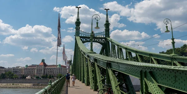 Budapest Hungría Agosto 2018 Parlamento Budapest Palacio Budapest Símbolo Sede — Foto de Stock