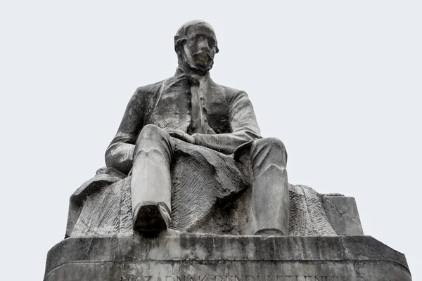 Budapest Ungarisch August 2018 Detail Der Marmorstatue Des Ungarischen Dichters — Stockfoto