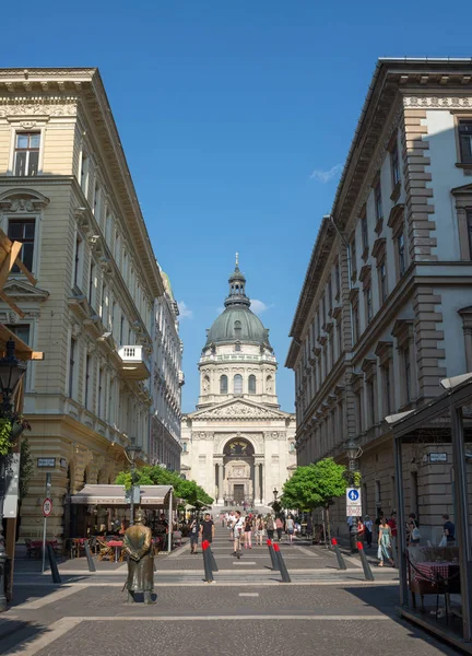 Budapest Ungarn August 2018 Menschen Und Aussen Die 1905 Erbaute — Stockfoto