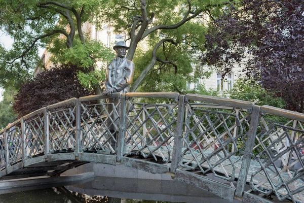 Budapest Ungheria Agosto 2018 Statua Bronzo Del Politico Ungherese Imre — Foto Stock