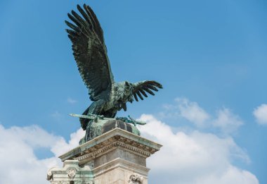 Budapeşte, Macaristan - 8 Ağustos, 2018: Budapeşte Parlamentosu Budapeşte'de bir saray, sembol ve Macar Ulusal Meclis koltuğum