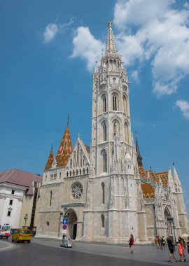 Budapeşte, Macaristan - 8 Ağustos, 2018: Budapeşte Parlamentosu Budapeşte'de bir saray, sembol ve Macar Ulusal Meclis koltuğum