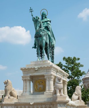 Budapeşte, Macaristan - 8 Ağustos, 2018: Budapeşte Parlamentosu Budapeşte'de bir saray, sembol ve Macar Ulusal Meclis koltuğum