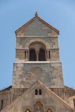 Budapeşte, Macaristan - 8 Ağustos, 2018: Budapeşte Parlamentosu Budapeşte'de bir saray, sembol ve Macar Ulusal Meclis koltuğum