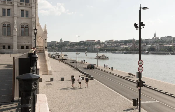 Budapest Hungría Agosto 2018 Parlamento Budapest Palacio Budapest Símbolo Sede — Foto de Stock