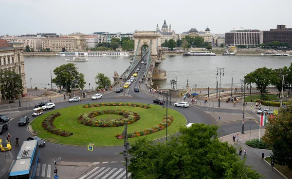 Budapest Hungría Agosto 2018 Parlamento Budapest Palacio Budapest Símbolo Sede — Foto de Stock