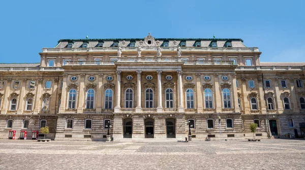 Budapest Hungaria Agustus 2018 Arsitektur Museum Sejarah Istana Buda — Stok Foto