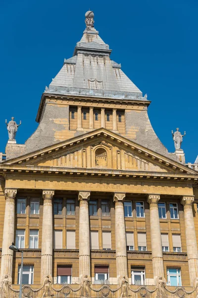 Budapest Ungarn August 2018 Fassade Des Historischen Gebäudes Deak Ferenc — Stockfoto