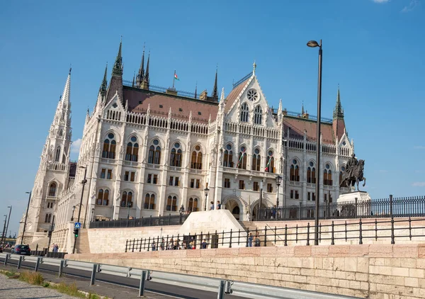 Budapest Hungría Agosto 2018 Parlamento Budapest Palacio Budapest Símbolo Sede — Foto de Stock