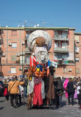 37 karnaval Scampia - Napoli - İtalya