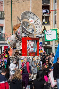 37 karnaval Scampia - Napoli - İtalya