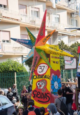 37 karnaval Scampia - Napoli - İtalya