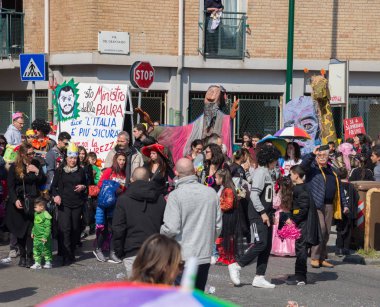 37 karnaval Scampia - Napoli - İtalya