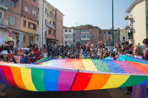 37 carnaval in Scampia - Napels - Italië — Stockfoto