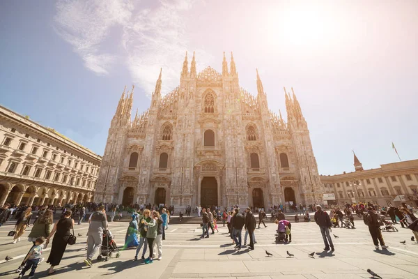 Dome Square - Piazza Duomo - Milan Italie — Photo