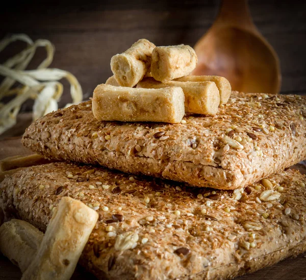 Sementes de pão de cereais — Fotografia de Stock
