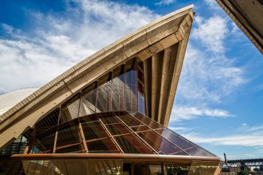 Sydney, Nsw, Avustralya 22 Eylül 2013 tarihinde alınan Sydney Opera Binası Mimari yakın çekim