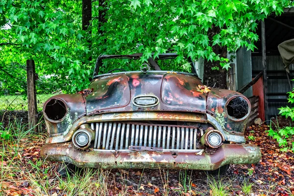 Rusting Vintage Car Taken Pacific Highway Palmdale Nsw Austrália Janeiro — Fotografia de Stock