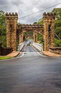 Hampden asma köprü Kanguru Vadisi, Nsw, Avustralya 12 Aralık 2014 alınan