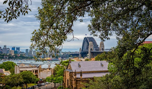 Sydney Harbour Bridge Gözlemevi Sydney Nsw Avustralya Üzerinde Aralık 2017 — Stok fotoğraf