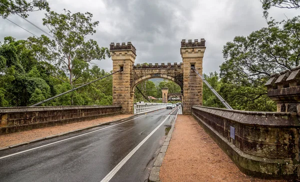 Hampden Ponte Suspensa Kangaroo Valley Nsw Austrália Tomada Dezembro 2014 — Fotografia de Stock