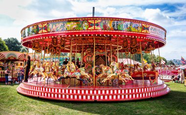 Carters vintage buhar adil 4 Ağustos 2018 alınan Royal Victoria Park, banyo, Avon, İngiltere