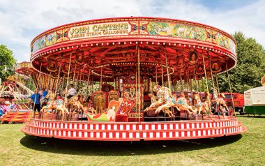 Carters vintage buhar adil 4 Ağustos 2018 alınan Royal Victoria Park, banyo, Avon, İngiltere