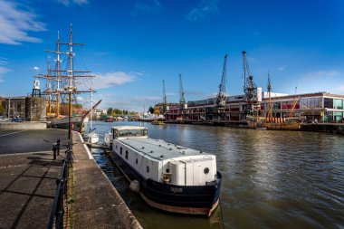 Bristol harbourside Bristol, Somerset, İngiltere 26 Ekim 2015'de alınan