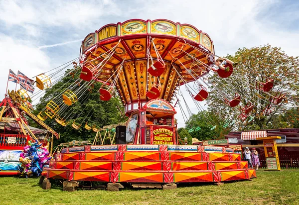 Carters Vintage Ånga Rättvis Vid Royal Victoria Park Bad Avon — Stockfoto