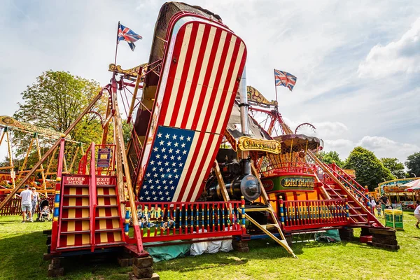 Carters Vintage Ånga Rättvis Vid Royal Victoria Park Bad Avon — Stockfoto