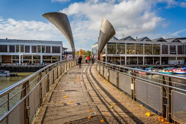 Puente Bristol Pero Tomado Narrow Quay Bristol Somerset Reino Unido — Foto de Stock