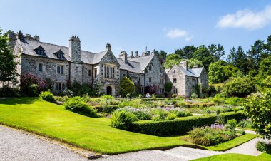 Cotehele ev ve bahçeler Cotehele, Cornwall, İngiltere 1 Temmuz 2013'de alınan