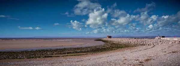 Morecambe Bay Morecambe Lancashire Wielka Brytania Podjęte Kwietnia 2015 — Zdjęcie stockowe