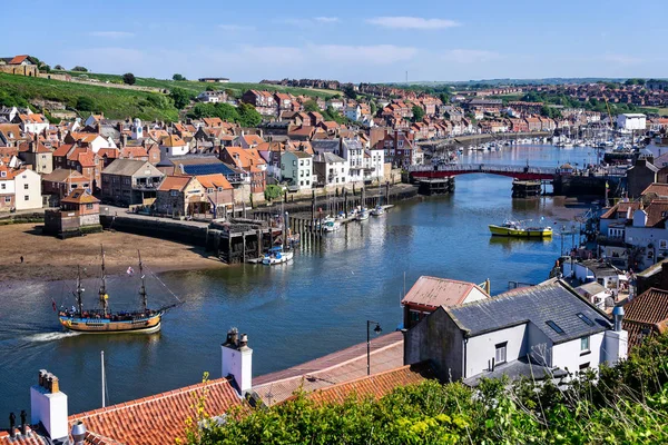 Puerto Whitby Marina Tomadas Whitby Yorkshire Reino Unido Mayo 2018 —  Fotos de Stock