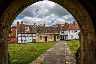 St John's Church, Devizes, Wiltshire, İngiltere 10 Mayıs 2018 alınan Ortaçağ buildingds görünümünü