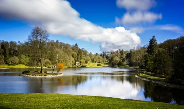 Outono Stourhead Wiltshire Março 2015 — Fotografia de Stock