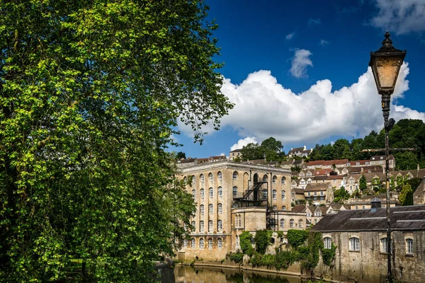 Armazém Convertido Apartamentos Rio Avon Bradford Avon Wiltshire Reino Unido — Fotografia de Stock