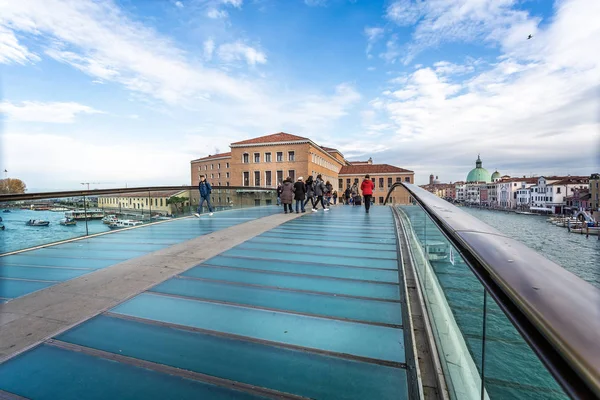 Glasbroen Canal Grande Venedig Italien Den November 2018 - Stock-foto