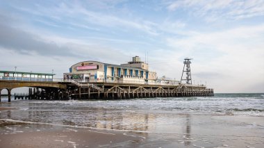 Bournemouth İskelesi, Dorset, İngiltere 7 Şubat 2020