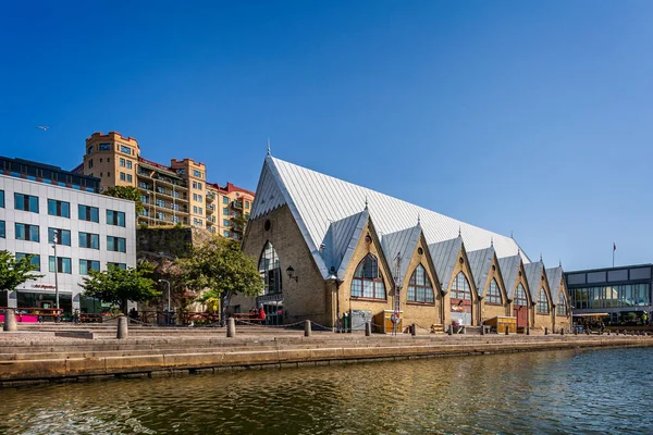 2019年7月26日瑞典哥德堡海滨的鱼类教堂 Feskekorka — 图库照片