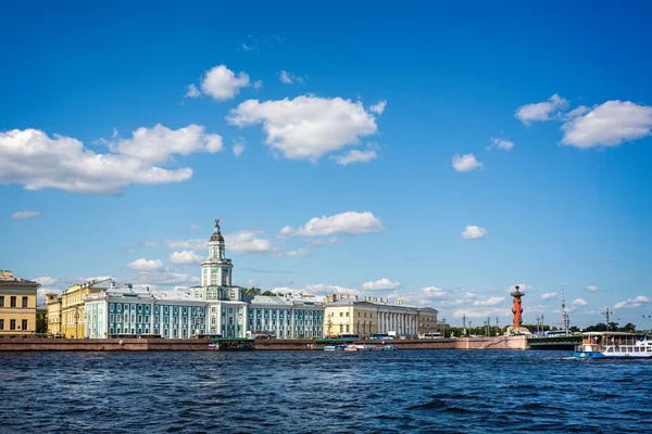 Kunstkamera Museum Facing Winter Palace Taken River Neva Petersburg Russia — Stock Photo, Image